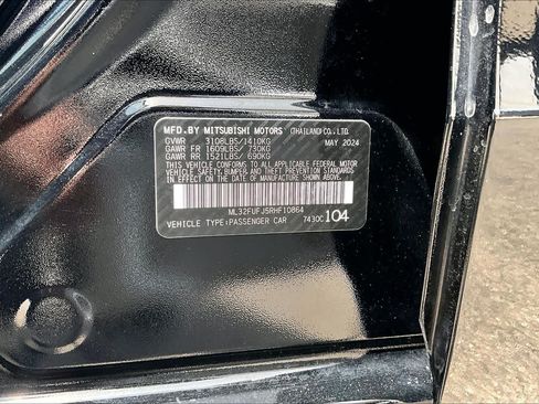 Used 2024 Mitsubishi Mirage G4 Black Edition FWD image 33