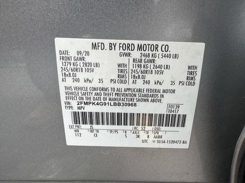 Used 2020 Ford Edge SE AWD/4WD image 27