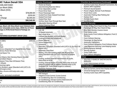 Used 2025 GMC Yukon Denali RWD image 39