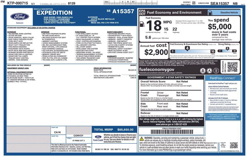 Used 2025 Ford Expedition King Ranch AWD/4WD image 21