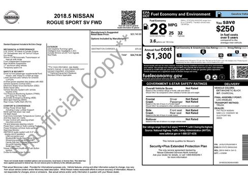 Used 2018 Nissan Rogue Sport SV FWD image 12