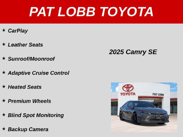 Used 2025 Toyota Camry SE w/ Multimedia Upgrade Package FWD image 38