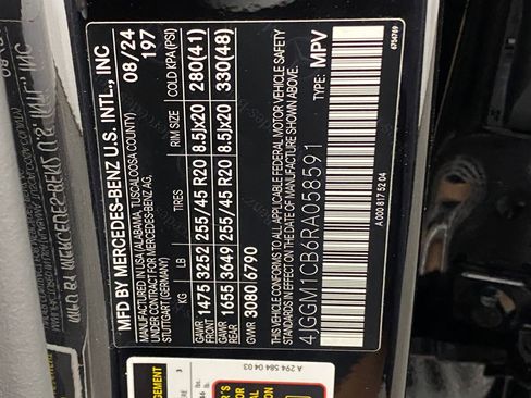 Used 2024 Mercedes-Benz EQE 350+ 4MATIC SUV image 21