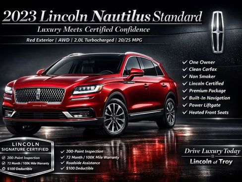 Used 2023 Lincoln Nautilus AWD w/ Premium Package image 3