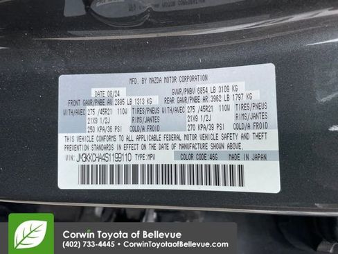 Used 2025 MAZDA CX-90 Plug-In Hybrid w/Premium Sport AWD/4WD image 23