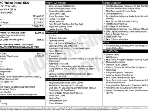 New 2026 GMC Yukon Denali w/ Sun & Power Step Package AWD/4WD image 26