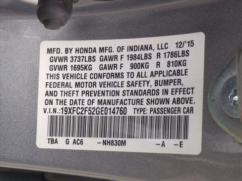 Used 2016 Honda Civic LX image 23