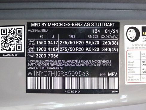 Certified 2024 Mercedes-Benz G 63 AMG 4MATIC image 34