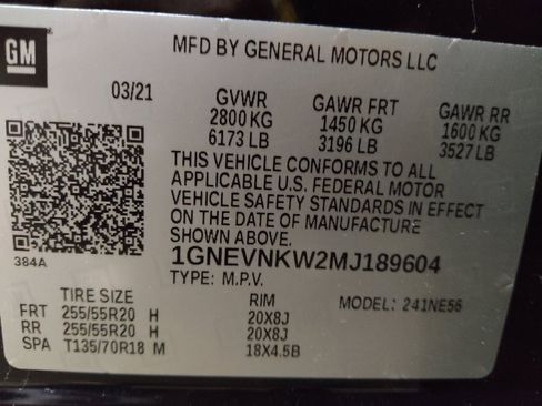 Used 2021 Chevrolet Traverse High Country image 33