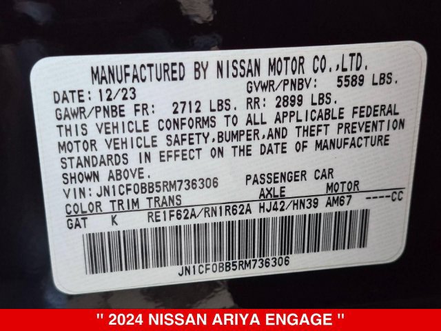 Used 2024 Nissan Ariya AWD image 40