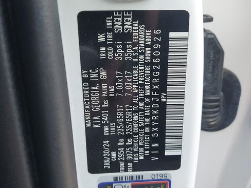 Certified 2024 Kia Sorento SX Prestige image 34