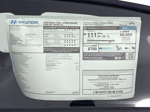 Used 2025 Hyundai Ioniq 6 SEL image 32