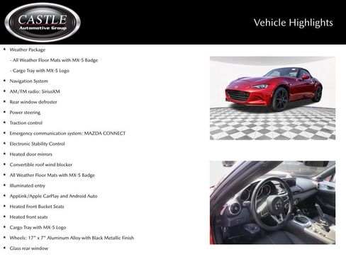 New 2026 MAZDA MX-5 Miata Grand Touring w/ Weather Package RWD image 4
