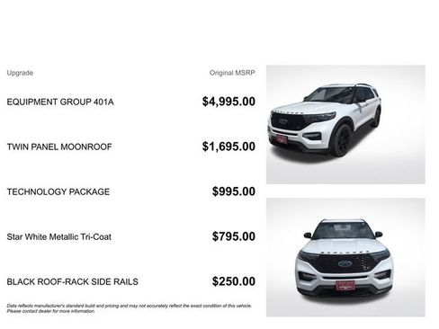 Used 2022 Ford Explorer ST w/ Equipment Group 401A AWD/4WD image 3