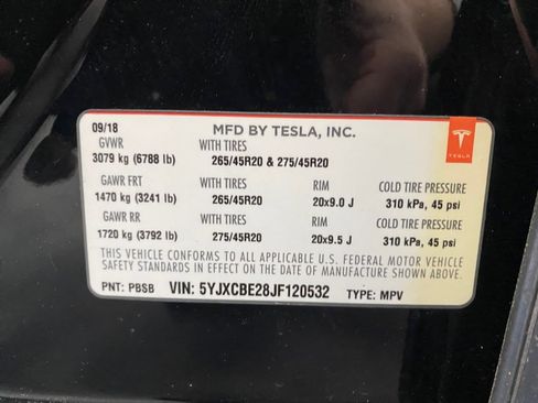 Used 2018 Tesla Model X 75D image 48