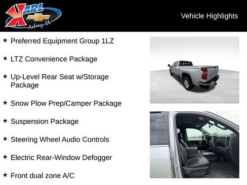 Certified 2022 Chevrolet Silverado 2500 LTZ w/ LTZ Convenience Package AWD/4WD image 2