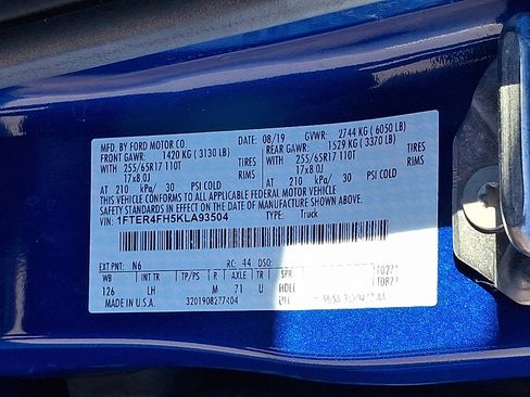 Certified 2019 Ford Ranger XLT w/ Equipment Group 301A Mid image 26