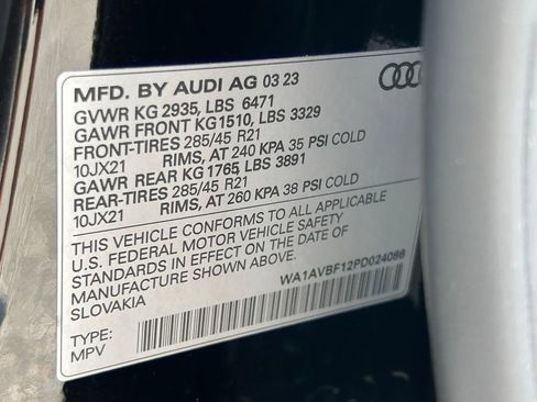 Used 2023 Audi Q8 Premium w/ Convenience Package AWD/4WD image 56