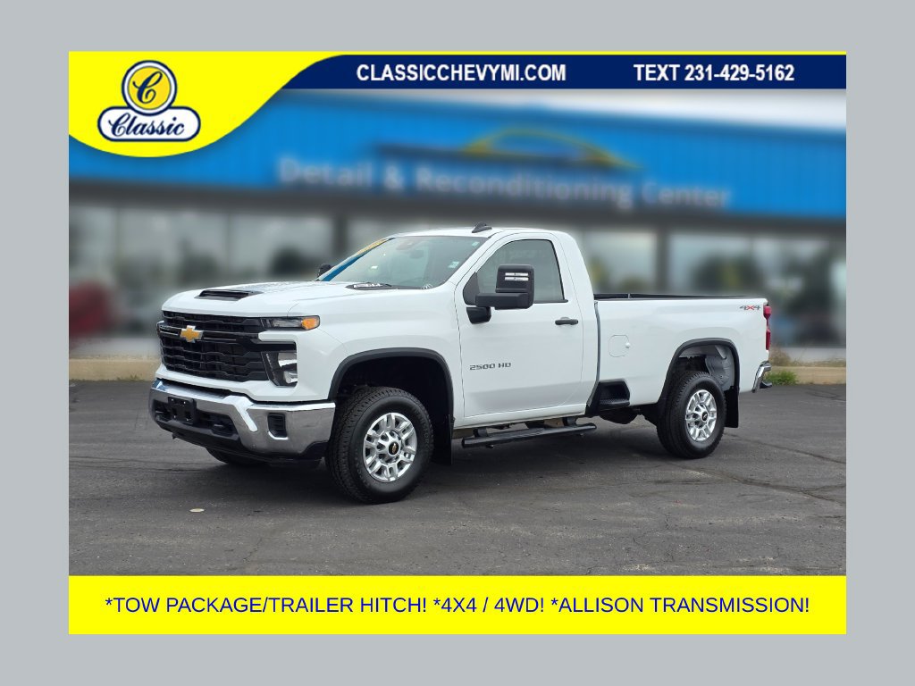 Used 2026 Chevrolet Silverado 2500 W/T w/ Snow Plow Prep/Camper Package AWD/4WD 360° Tour