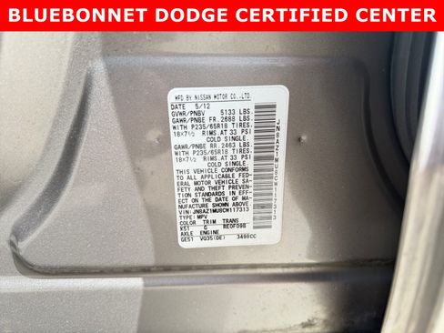 Used 2012 Nissan Murano SV FWD image 24
