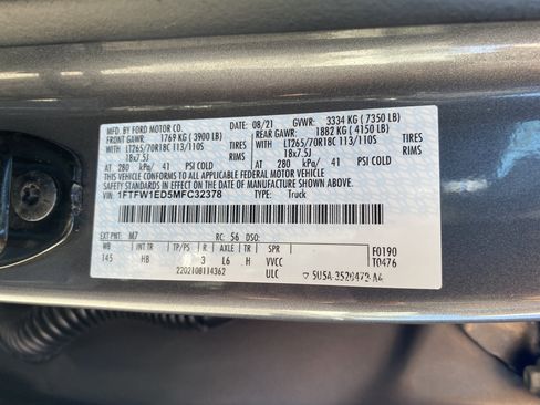 Used 2021 Ford F150 Lariat AWD/4WD image 28