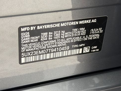 New 2026 BMW X7 xDrive40i w/ Executive Package image 18