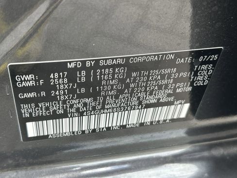 New 2025 Subaru Crosstrek 2.5i Limited w/ Popular Package #3A image 34