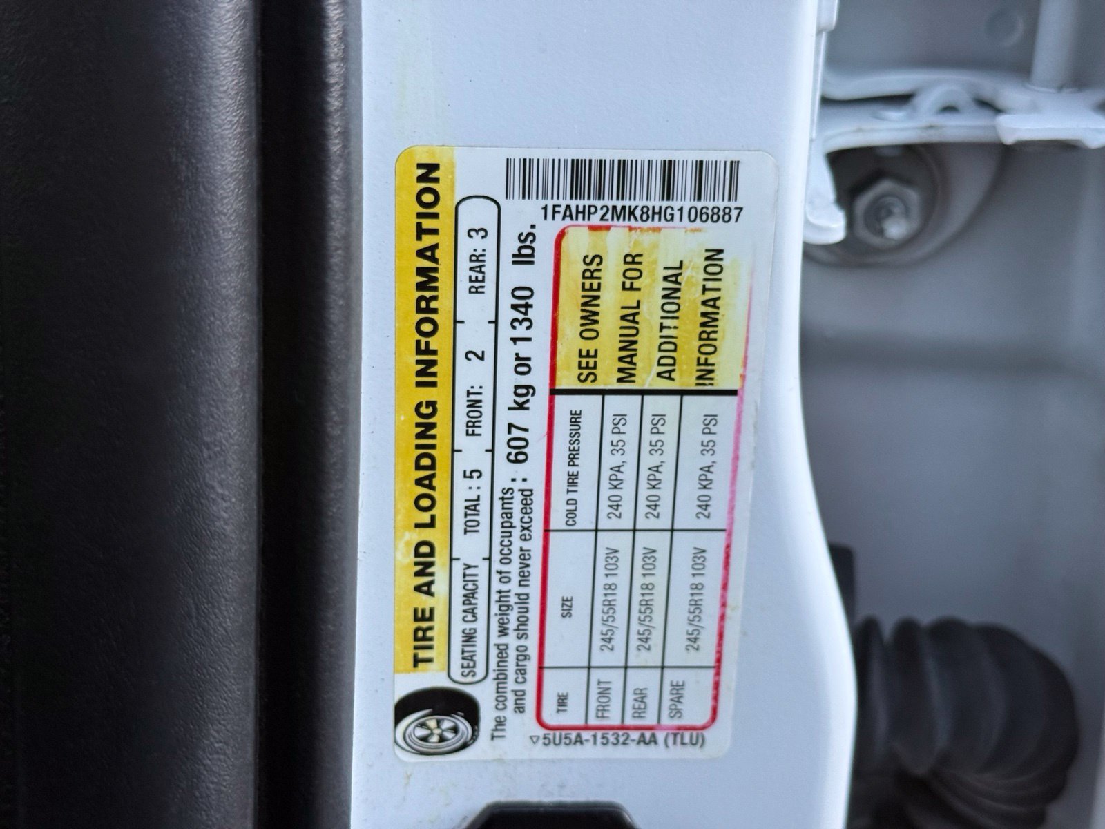 Used 2017 Ford Taurus Police Interceptor AWD image 39