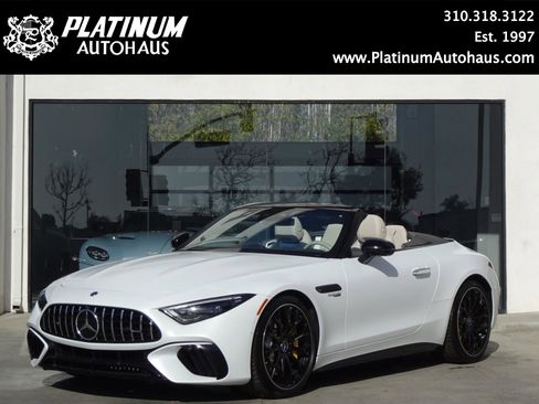 Used 2022 Mercedes-Benz SL 55 AMG 4MATIC image 1