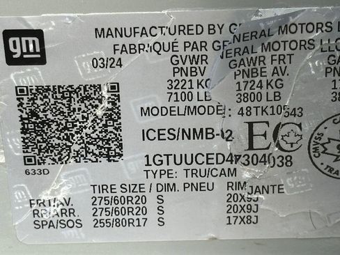 Used 2024 GMC Sierra 1500 Elevation AWD/4WD image 23