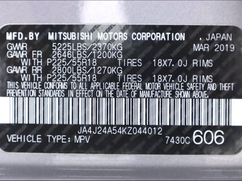 Used 2019 Mitsubishi Outlander GT AWD/4WD image 51