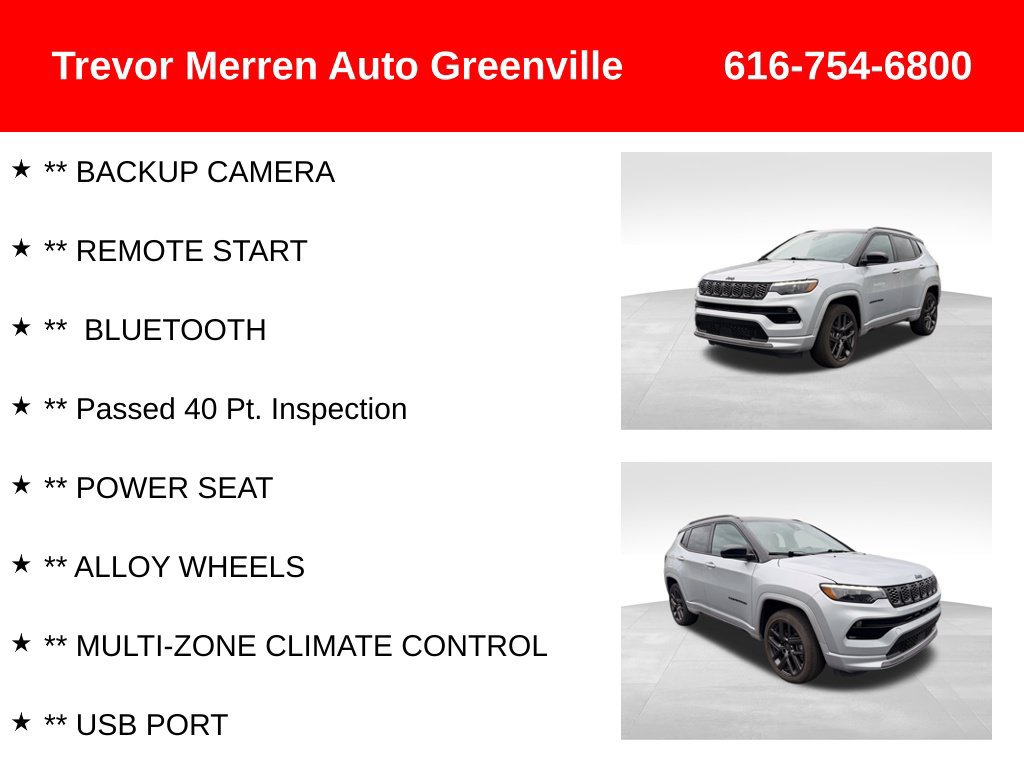 Used 2024 Jeep Compass Limited w/ High Altitude Package AWD/4WD image 13