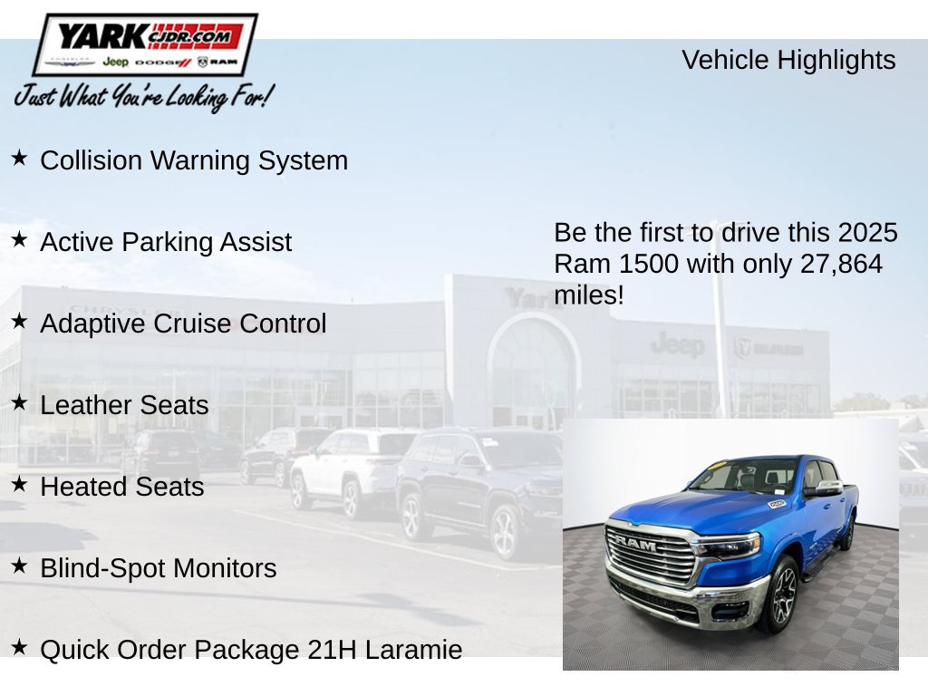 Certified 2025 RAM 1500 Laramie AWD/4WD image 13