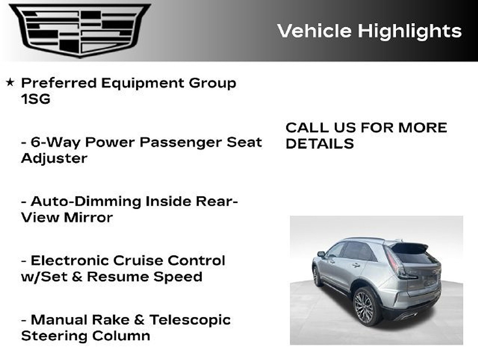 Certified 2024 Cadillac XT4 Sport w/ Cold Weather Package AWD/4WD image 8