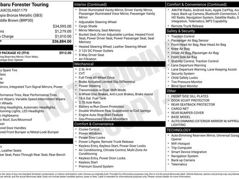 Used 2020 Subaru Forester Touring w/ Popular Package #2 image 46