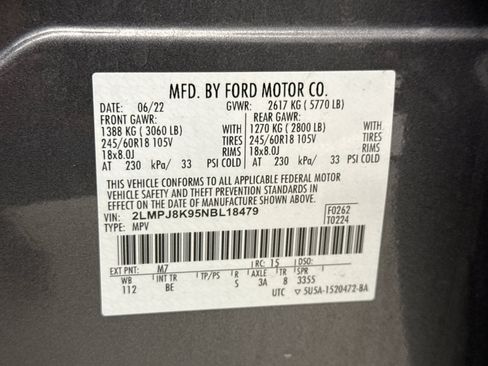 Used 2022 Lincoln Nautilus Reserve AWD/4WD image 26