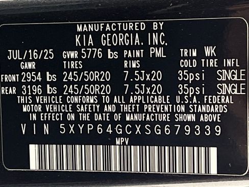 Used 2025 Kia Telluride S image 80