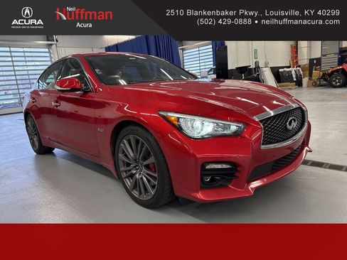 Used 2017 INFINITI Q50 Red Sport 400 image 1