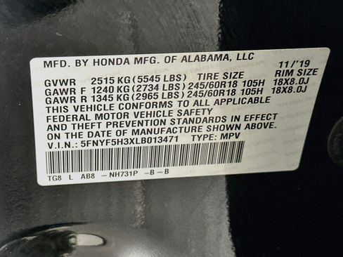 Used 2020 Honda Pilot EX image 12