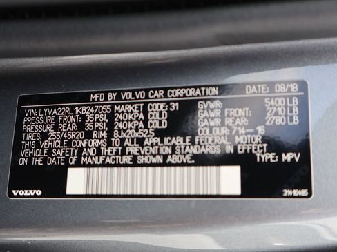 Used 2019 Volvo XC60 T6 Inscription w/ Protection Package Premier AWD/4WD image 40