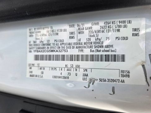 Used 2021 Ford Transit 350 XLT RWD image 30
