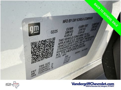Used 2025 Chevrolet Trax LT w/ LT Convenience Package FWD image 28