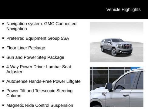 New 2026 GMC Yukon XL Denali w/ Sun & Power Step Package AWD/4WD image 8