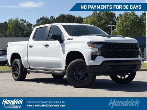 Used 2024 Chevrolet Silverado 1500 Custom Trail Boss w/ Turbomax Blackout Package AWD/4WD image 1