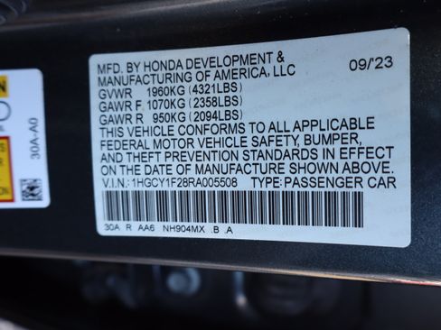 Used 2024 Honda Accord LX image 41