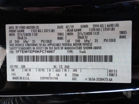 Used 2019 Ford F150 XL w/ Equipment Group 101A Mid AWD/4WD image 22