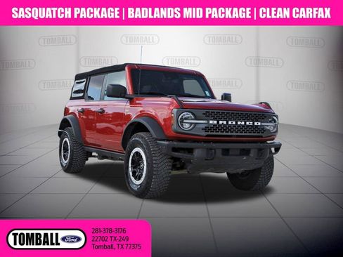 Used 2022 Ford Bronco Badlands w/ Sasquatch Package image 1