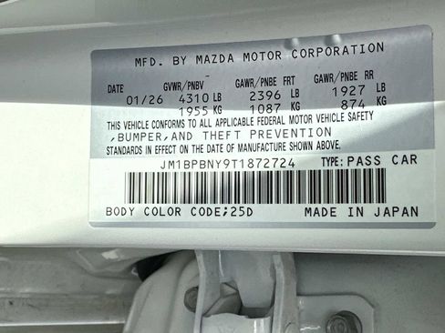 New 2026 MAZDA MAZDA3 Hatchback w/Premium Plus Pkg AWD/4WD image 30