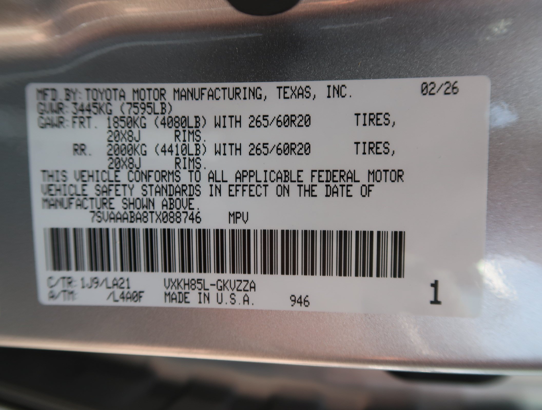 Used 2026 Toyota Sequoia Platinum AWD/4WD image 52