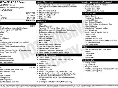 New 2026 MAZDA CX-5 Select image 2